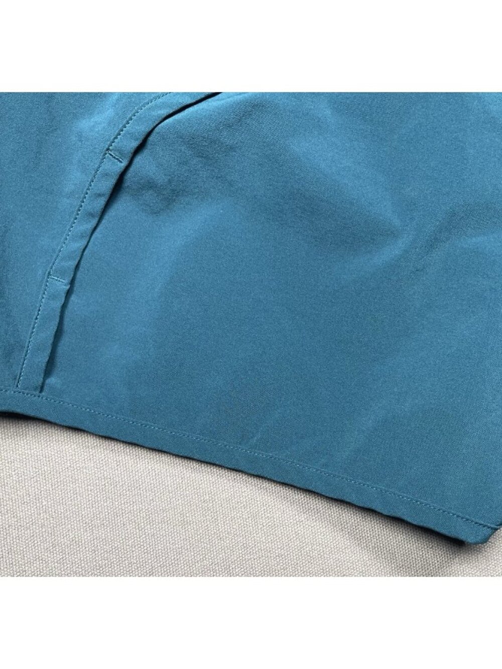 Lululemon Run Times Athletic Lined Teal Blue Shorts Inseam 4" - Women Size 4 - Picture 6 of 16